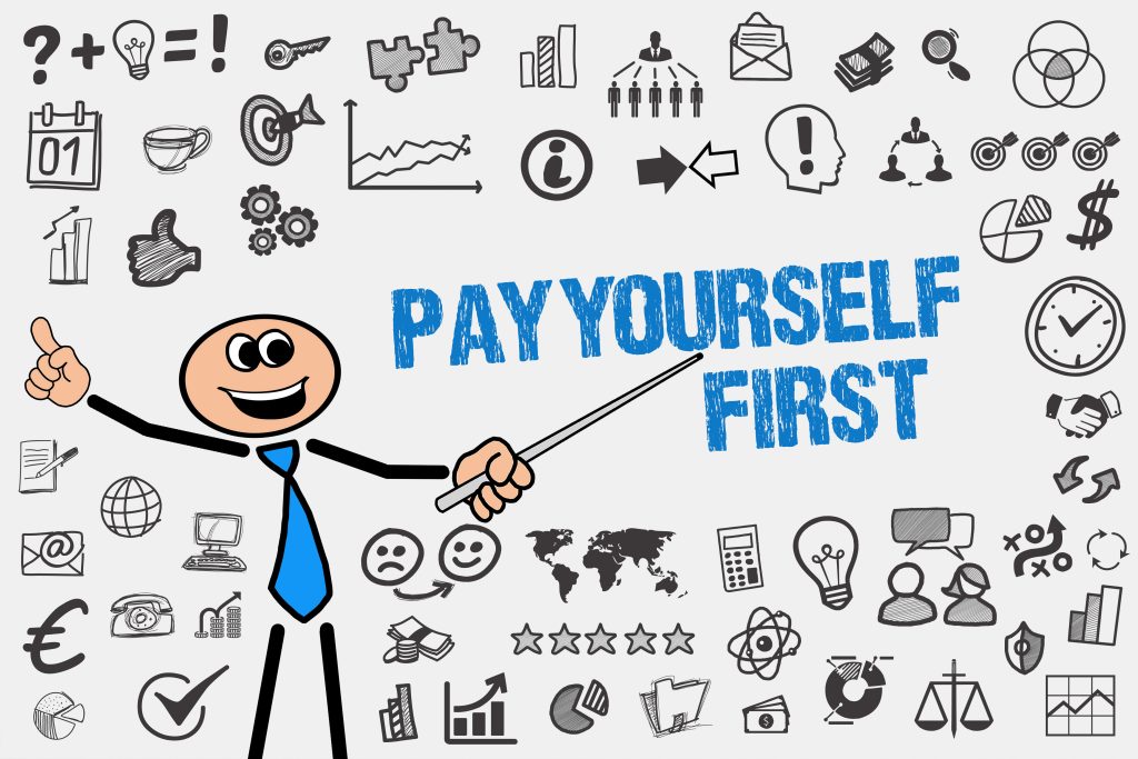 Pay yourself first illustration